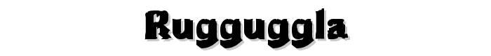 Rugguggla font