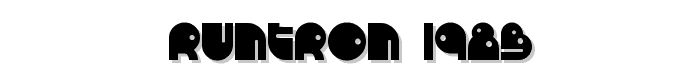 RunTron%201983 font