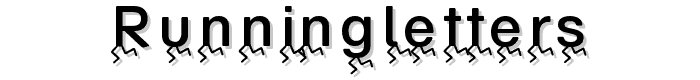 RunningLetters font