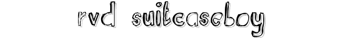 RvD_SUITCASEBOY font