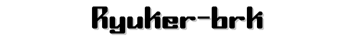 Ryuker%20BRK font