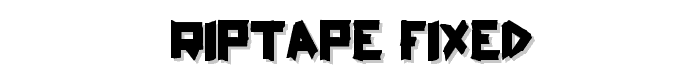 ripTAPE%20Fixed font