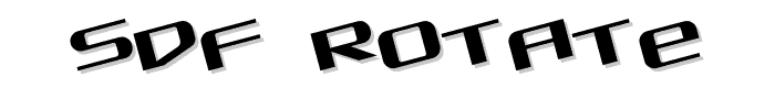 SDF%20Rotate font