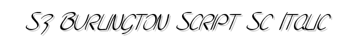 SF%20Burlington%20Script%20SC%20Italic font