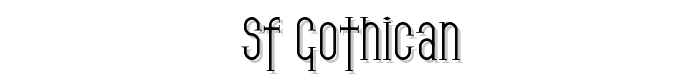 SF%20Gothican font