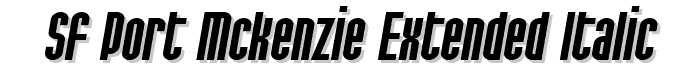 SF%20Port%20McKenzie%20Extended%20Italic font