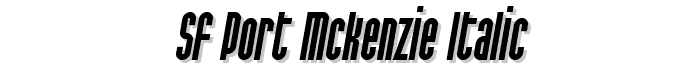 SF%20Port%20McKenzie%20Italic font