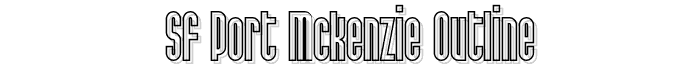 SF%20Port%20McKenzie%20Outline font