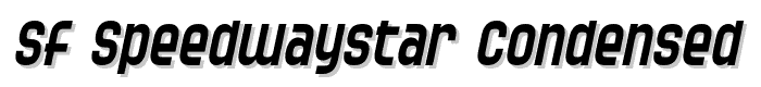 SF%20Speedwaystar%20Condensed%20Oblique font