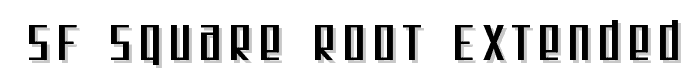 SF%20Square%20Root%20Extended font