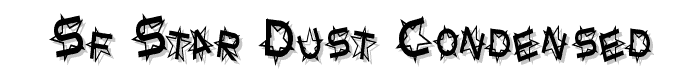 SF%20Star%20Dust%20Condensed font