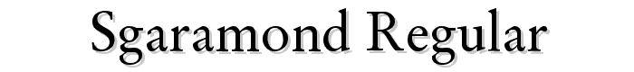 SGaramond%20Regular font