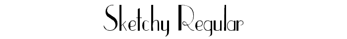 SKETCHY%20Regular font