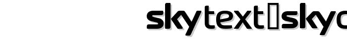 SKYfontbrands font