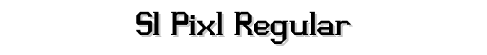 SL%20PiXL%20Regular font