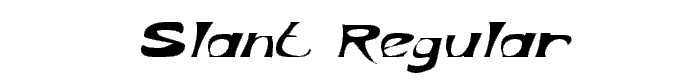 SLANT%20Regular font