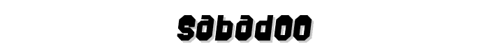 Sabadoo font