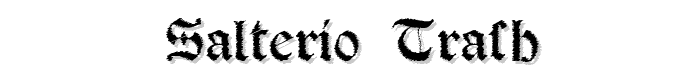 Salterio%20Trash font