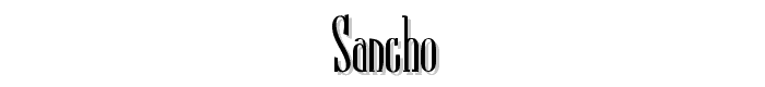 Sancho font