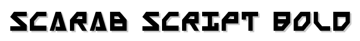 Scarab%20Script%20Bold font