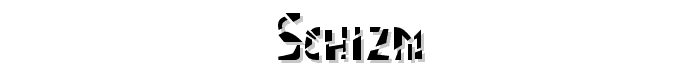 Schizm font