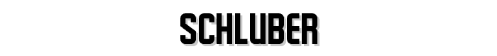 Schluber font