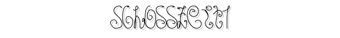 Schosszeit1 font