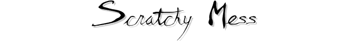 Scratchy%20Mess font