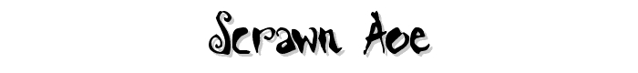 Scrawn%20AOE font