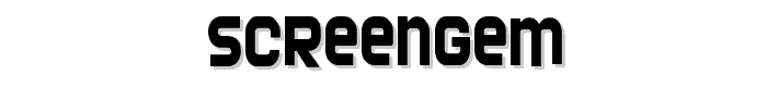 Screengem font