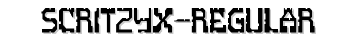 ScritzyX%20Regular font