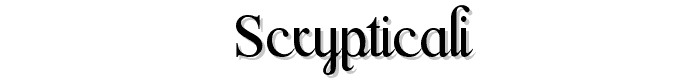 Scrypticali font