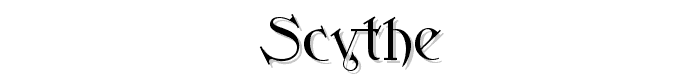 Scythe font