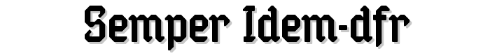 Semper%20Idem-DFr font