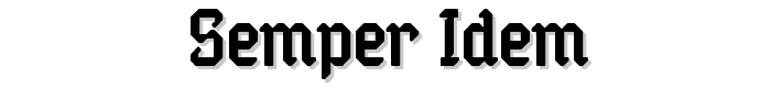 Semper%20Idem font