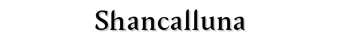 Shancalluna font