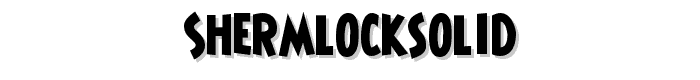 ShermlockSolid font