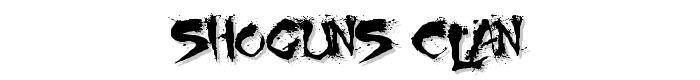 Shoguns%20Clan font