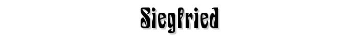 Siegfried font