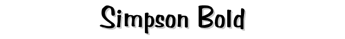 Simpson%20Bold font