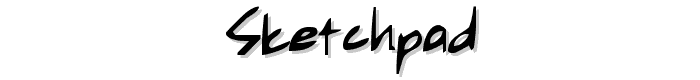 Sketchpad font