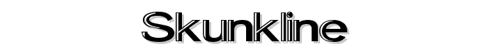 Skunkline font