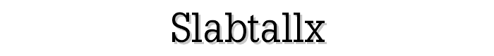 SlabTallX font