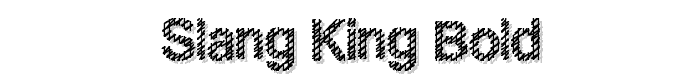 Slang%20King%20Bold font