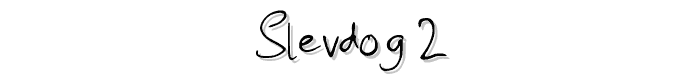 Slevdog%202 font