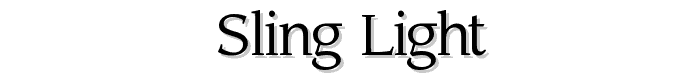 Sling%20Light font