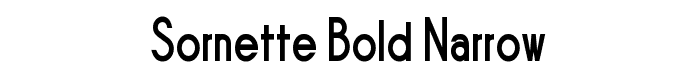 Sornette%20Bold%20Narrow font