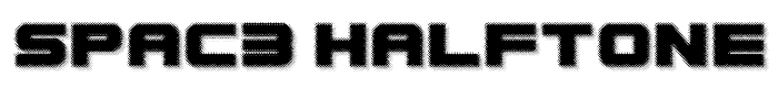 Spac3%20halftone font