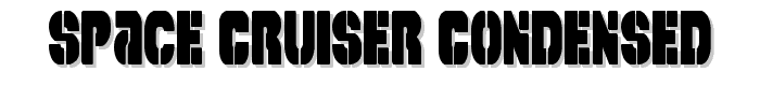 Space%20Cruiser%20Condensed font