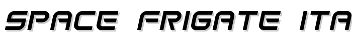 Space%20Frigate%20Italic font